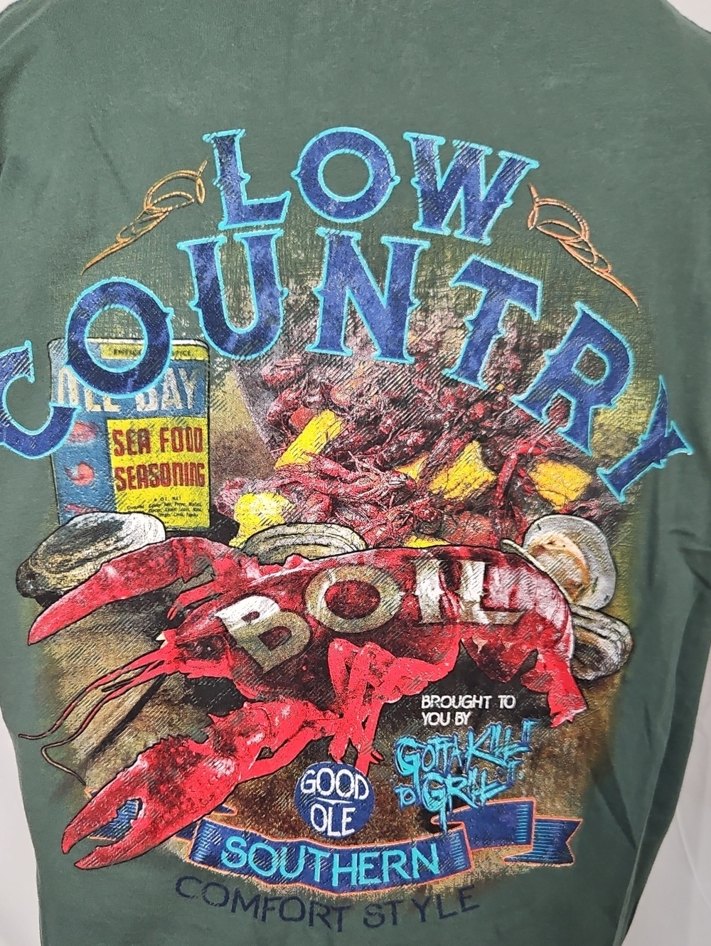 Low Country Boil Graphic Short Sleeve Tee - Green